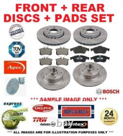 FRONT + REAR DISCS & PADS for LANDROVER RANGE ROVER IV 3.0 TDV6 4x4 2012-on