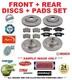 Front + Rear Discs & Pads For Landrover Range Rover Iv 3.0 Tdv6 4x4 2012-on