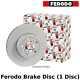 Ferodo Front Brake Disc (single) 380mm, Vented, Coated Ddf2601c-1