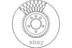 Fits Land Rover Range Rover IV 12 Front Brake Discs Nbd2004