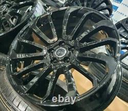 Fits Land Rover & Range Rover Sport 22'' Inch Turbine Style New Tyres & Wheels