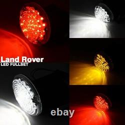 For Land Rover Defender Front & Rear Clear Smoked Wipac LED Light Upgrade Kit UK