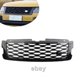 For Land Rover Range Rover 2018-2022 Front Bumper ABS Grille Grill Black
