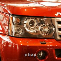 For Land Rover Range Rover Sport 2006-09 Pair Headlight Headlamp Lens Cover New