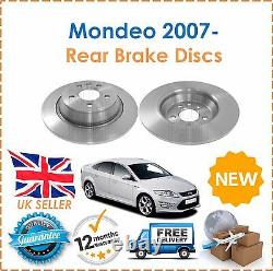 For Mondeo MK4 2007- 1.6 1.8 2.0 2.2 2.3 TDCi Front & Rear Brake Discs & Pads