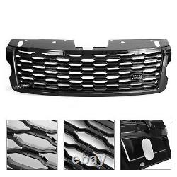 For Range Rover L405 Vogue 2013-2017 Front Grill Grille Mesh Facelift Look Black