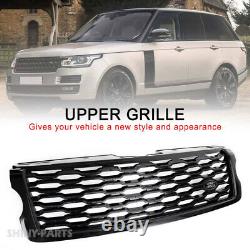 For Range Rover L405 Vogue 2013-2017 Front Grill Grille Mesh Facelift Look Black