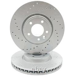 For Range Rover Sport 2.0 P400e Drilled Front Rear Brake Discs Apec Pads Sensors