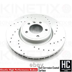 For Range Rover Sport 2.0 P400e Drilled Front Rear Brake Discs Apec Pads Sensors