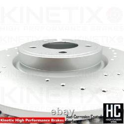 For Range Rover Sport 2.0 P400e Drilled Front Rear Brake Discs Apec Pads Sensors