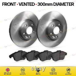 For Volvo V60 2010-2018 Front Brake Discs & Pads Set Pair DSK2490 PAD1503