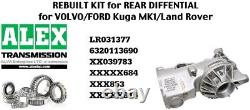 ForLandRover Freelander2, Evoque rear axle diff 2gen. Rebuilt kit bearing oil botl
