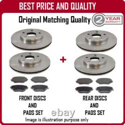 Front And Rear Brake Discs And Pads For Land Rover Range Rover Sport 2.7 Tdv6 5/