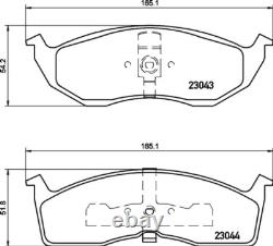 Front And Rear Brake Pads For Land Rover 4892712 48982713