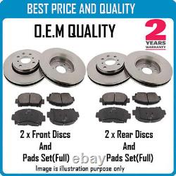 Front And Rear Brke Discs And Pads For Land Rover Oem Quality 223614682595956