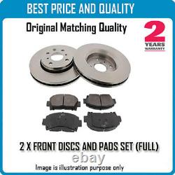 Front Brke Discs And Pads For Land Rover Oem Quality 24981527