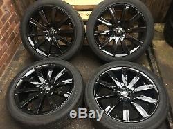 Genuine 21 Land Rover Range Rover Velar Alloys Wheels Conti Tyres Gloss Black