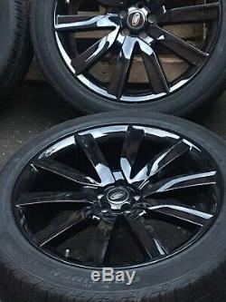 Genuine 21 Land Rover Range Rover Velar Alloys Wheels Conti Tyres Gloss Black