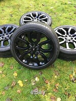 Genuine 22 Range Rover Sport Vogue Discover Svr Alloy Wheels Pirelli Tyres
