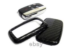 Genuine Carbon Fibre Keyless Smart Key Holder For Jaguar XE XF XJ F-Type F-Pace