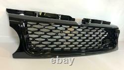 Gloss Black Front Grille & Side Vents Black Mesh Range Rover Sport L320 2010-13