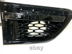 Gloss Black Front Grille & Side Vents Black Mesh Range Rover Sport L320 2010-13