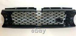 Gloss Black Front Grille & Side Vents Black Mesh Range Rover Sport L320 2010-13