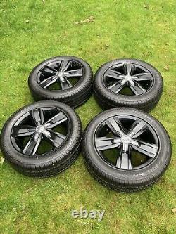 Gloss Black Genuine Vw Transporter T6 T5 T5.1 T32 Alloy Wheels Sport Highline