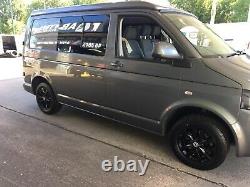 Gloss Black Genuine Vw Transporter T6 T5 T5.1 T32 Alloy Wheels Sport Highline