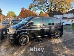 Gloss Black Genuine Vw Transporter T6 T5 T5.1 T32 Alloy Wheels Sport Highline