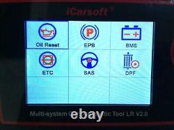 ICarsoft OBD2 Diagnostic Scanner Tool LR V2.0 For LANDROVER, RANGE ROVER, JAGUAR