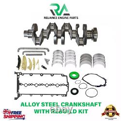 Jaguar 204dta 2.0 Diesel Alloy Steel Crankshaft With Engine Rebuild Kit F-pace