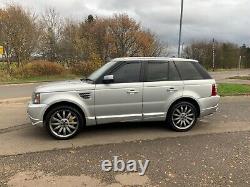 L@@k 2008-08 Landrover Range Rover Sport 4.2petrol/lpg Overfinch In Silver L@@k