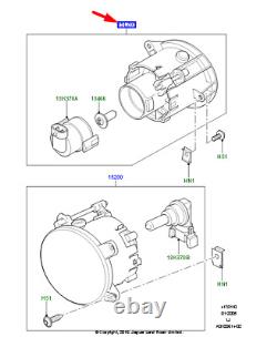 LAND ROVER RANGE ROVER III L322 Front Right Fog Light XBJ000042 New Genuine