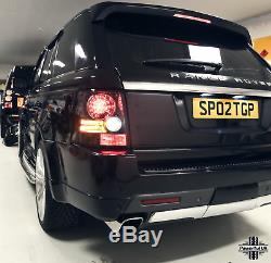 LED Black Rear Lights for Sport smoked stealth tinted back tail 2010 lamps HST