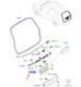 Lr Range Rover Velar L560 Rear License Plate Bracket Lr155031 New Genuine