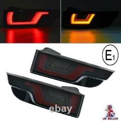 Land Range Rover Evoque Smoked LED Rear Tail Lights Brake Light Lamp Pair