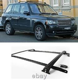 Land Range Rover Vogue L322 2002-2012 Oem Style Cross Roof Rails Bar Rack Black