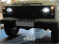 Land Rover Defender Truck-lite 27291c 7 Inch Round Full Led Headlamp Headlight