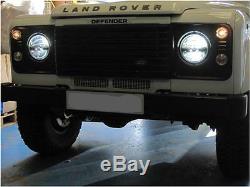 Land Rover Defender Truck-lite 27291c 7 Inch Round Full Led Headlamp Headlight