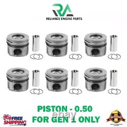 Land Rover Discovery Velar Sport 3.0 Tdv6 306dt Pistons Set 6x 0.50 9x2q6k108cb