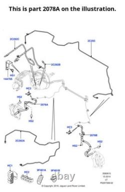 Land Rover Genuine Hose Brake Fits Range Rover Sport 2010-2013 LR058021