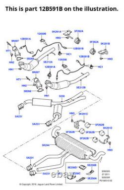 Land Rover Genuine Sensor Lambda Fits Discovery 4 Range Rover Velar LR011711