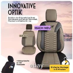 Land Rover Range Rover Compatible Car Seat Covers In Black Beige 768N043
