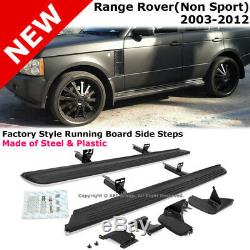 Land Rover Range Rover HSE 03-12 Complete Aluminum Running Boards Side Steps