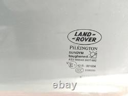 Land Rover Range Rover Sport L320 2.7TD 2006 Rear right door window glass