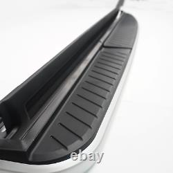 Land Rover Range Rover Sport Running Board Side Steps (2005-2013) Black/silver