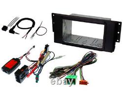 Landrover Range Rover Sport 2005 Matt Black Double Din Fitting Kit