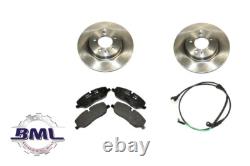 Lr Discovery3 04-09tdv6 Front Brake Discs & Pads Kit With Wear Sdb000604