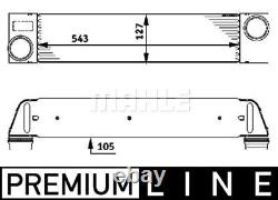 MAHLE BEHR Charge air cooler PREMIUM LINE CI75000P